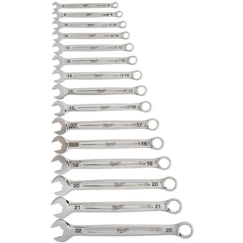 Max Bite 15-Piece Combination Spanner Set – Chrome Alloy Steel Wrenches with MaxBite Grip and 15° Offset Box End Max Bite 15-Piece Combination Spanner Set – Chrome Alloy Steel Wrenches with MaxBite Grip and 15° Offset Box End